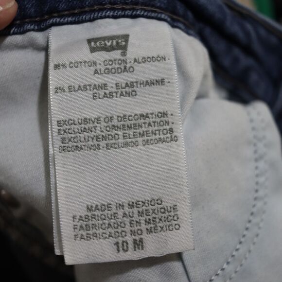 Levi’s Mid Rise Skinny Leg Jeans Women’s Blue Denim Size 10M – Made in Mexic - Picture 11 of 13